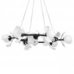 799097 Люстра CERAMO BW 9х6W(led) G9 ЧЕРНЫЙ/БЕЛЫЙ