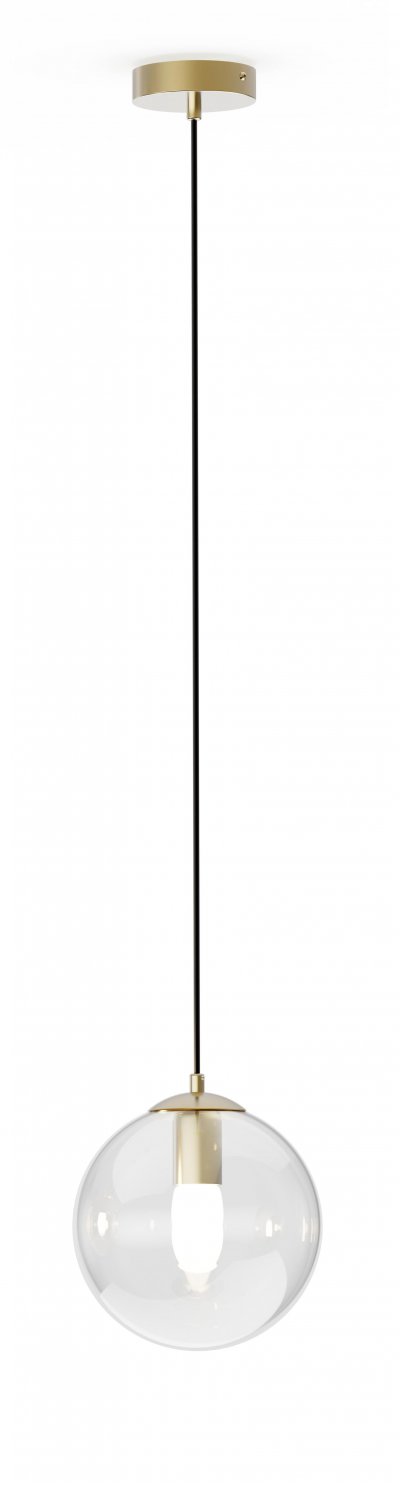 801002 Люстра SFERETTA E27 1х6W (led) E27 ЗОЛОТО/ПРОЗРАЧНЫЙ