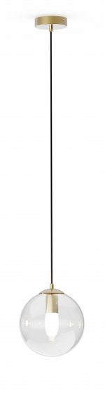 801002 Люстра SFERETTA E27 1х6W (led) E27 ЗОЛОТО/ПРОЗРАЧНЫЙ