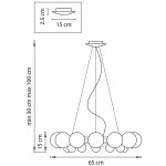 Люстра подвесная Lightstar 801124 Sferetta