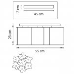 Люстра потолочная Lightstar 802075 Nubi legno