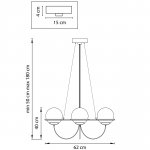 Люстра подвесная Globo Lightstar 803267