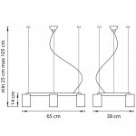 Люстра подвесная Lightstar 805060 Qubica