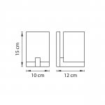 Светильник бра Lightstar 805610 Qubica