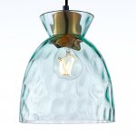 806114 Подвес NUBELLA 1х12W (led) E27 ЧЕРНЫЙ/БРОНЗА/ГОЛУБОЙ