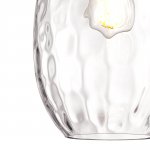 806120 Подвес NUBELLA 1х12W (led) E27 ЧЕРНЫЙ/БРОНЗА/ПРОЗРАЧНЫЙ