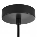 806121 Подвес NUBELLA 1х12W (led) E27 ЧЕРНЫЙ/ПЕПЕЛЬНЫЙ