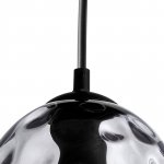 806121 Подвес NUBELLA 1х12W (led) E27 ЧЕРНЫЙ/ПЕПЕЛЬНЫЙ