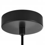 806170 Подвес NUBELLA 1х12W (led) E27 ЧЕРНЫЙ/БРОНЗА/ПРОЗРАЧНЫЙ