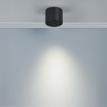 080647 Светильник потолочный GUARDA 6W 470LM 30G ЧЕРНЫЙ 4000K