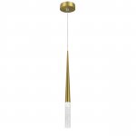 807003-3 Подвес PUNTO MINI с декоративной насадкой (цилиндр) (807003+807000-3) LED 4W 282LM 24G ЛАТУНЬ 3CCT 3000/4000/6000K