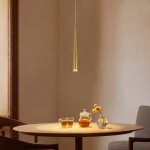 807003 Подвес PUNTO MINI LED 4W 282LM 24G ЗОЛОТО 3000/4000/6000K