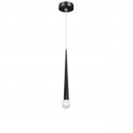 807007-2 Подвес PUNTO MINI с декоративной насадкой (шар) (807007+807000-2) LED 4W 282LM 24G ЧЕРНЫЙ 3CCT 3000/4000/6000K