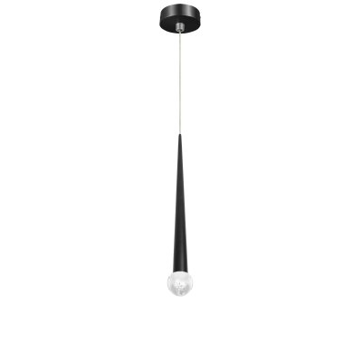 807007-2 Подвес PUNTO MINI с декоративной насадкой (шар) (807007+807000-2) LED 4W 282LM 24G ЧЕРНЫЙ 3CCT 3000/4000/6000K
