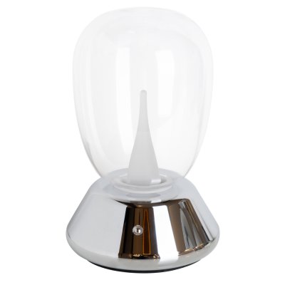 807904 Настольная лампа UOVO III LED 10W 800LM G ХРОМ/ПРОЗРАЧНЫЙ 3000K