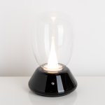 807907 Настольная лампа UOVO III LED 10W 800LM G ЧЕРНЫЙ/ПРОЗРАЧНЫЙ 3000K
