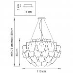 Люстра подвесная Lightstar 808030 Planaria