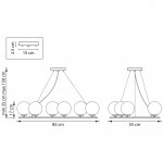 Люстра подвесная Croco Lightstar 815360