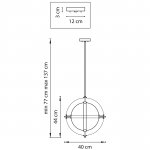 Люстра потолочная Modena Lightstar 816043