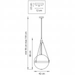 Люстра потолочная Modena Lightstar 816047