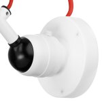 Светильник настенный бра Lightstar 865606 Loft с красным проводом