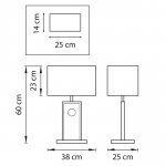 Настольная лампа Lightstar 870937 Faraone