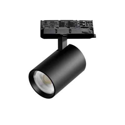 A5247QT Светильник ALTA BASE для трековой системы Quattro LED 24W 3040LM 24G ЧЕРНЫЙ 4000K с адаптером (215247 + 594037)