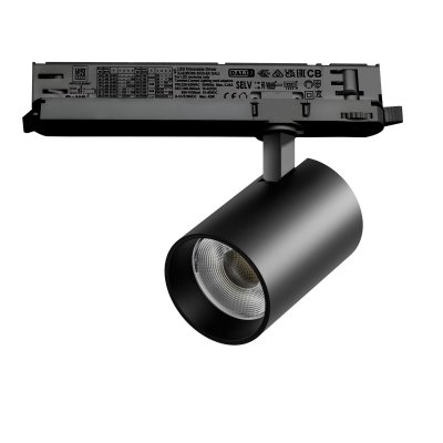 A5347DALI Светильник ALTA BASE для трековой системы Quattro с управлением DALI LED 30W 3525LM 24G ЧЕРНЫЙ 4000K с адаптером (215347 + 594067) A5347DALI Светильник ALTA BASE для трековой системы Quattro с управлением DALI LED 30W 3525LM 24G ЧЕРНЫЙ 4000K с адаптером (215347 + 594067)