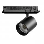 A5447DALI Светильник ALTA BASE для трековой системы Quattro с управлением DALI LED 35W 3176LM 24G ЧЕРНЫЙ 4000K с адаптером (215447 + 594067)