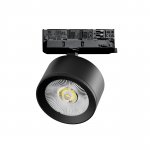 A5547QT Светильник ALTA PRO для трековой системы Quattro LED 15W 1700LM 36G ЧЕРНЫЙ 4000K с адаптером (215547 + 594037)