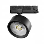 A5637QT Светильник ALTA PRO для трековой системы Quattro LED 30W 3510LM 36G ЧЕРНЫЙ 3000K с адаптером (215637 + 594047)