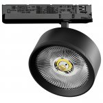 A5737TRIAC Светильник ALTA PRO для трековой системы Quattro с управлением TRIAC LED 35W 3230LM 36G ЧЕРНЫЙ 3000K с адаптером (215737 + 594057)