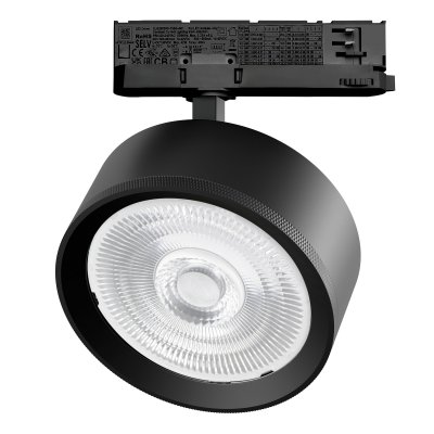 A5747QT60G Светильник ALTA PRO для трековой системы Quattro LED 35W 3230LM 60G ЧЕРНЫЙ 4000K с адаптером (215747 + 594047 + 215704)