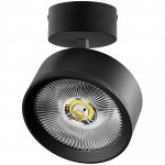 A5747SO Светильник ALTA PRO накладной LED 35W 3230LM 36G ЧЕРНЫЙ 4000K с накл. чашей (215747 + 215017 + 215010-35)