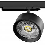 A5747TRIAC Светильник ALTA PRO для трековой системы Quattro с управлением TRIAC LED 35W 3230LM 36G ЧЕРНЫЙ 4000K с адаптером (215747 + 594057)