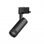 C4127QT Светильник CANNO PRO д/треков QUATTRO LED 12W 840LM 20-55G ЧЕРНЫЙ 2700-4200-6000К IP20 с адаптером (304127 + 594007)