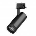 C4207QT Светильник CANNO PRO д/треков QUATTRO LED 20W 1400LM 20-55G ЧЕРНЫЙ 2700-4200-6000K IP20 с адаптером (304207 + 594007)