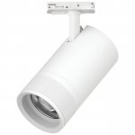 C4406SS Светильник CANNO PRO д/треков BARRA LED 40W 2800LM 20-55G БЕЛЫЙ 2700-4200-6000K IP20 с тонким адаптером (304406 + 592006-SS)