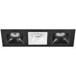 Комплект из светильников и рамки  Domino Lightstar D537070607