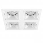 Комплект из светильников и рамки  Domino Lightstar D54606060606