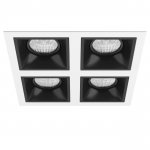 Комплект из светильников и рамки  Domino Lightstar D54607070707