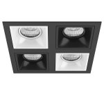 Комплект из светильников и рамки  Domino Lightstar D54706070607