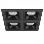 Комплект из светильников и рамки  Domino Lightstar D54707070707