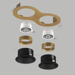 Встраиваемый светильник Lightstar D6230707GMOD