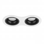 Комплект из светильников и рамки  Domino Lightstar D6260707