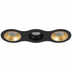 Комплект из светильников и рамки DOMINO Domino Lightstar D637030703