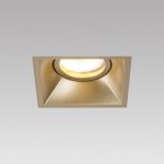 Комплект из светильника и рамки DOMINO QUAD MR16 ЗОЛОТО Domino Lightstar G214503
