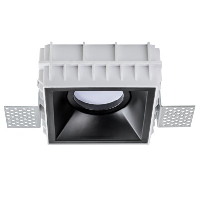 Комплект из светильника и рамки DOMINO QUAD MR16 ЧЁРНЫЙ Domino Lightstar G214507