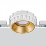 Комплект из светильника и рамки DOMINO ROUND MR16 ЗОЛОТО Domino Lightstar G214603