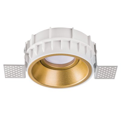 Комплект из светильника и рамки DOMINO ROUND MR16 ЗОЛОТО Domino Lightstar G214603